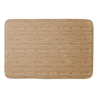 Alfombrilla De Baño Textura de tabla de madera de roble natural con to