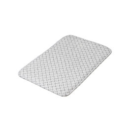 Alfombrilla De Baño Textura geométrica monocroma|Aspecto de diamante c