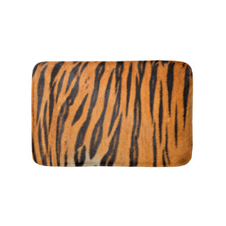 Alfombrilla De Baño Textura realista de piel de tigre.