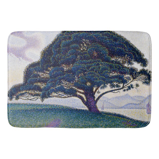 Alfombrilla De Baño The Bonaventure Pine, Oil Painting, Paul Signac (Anverso)