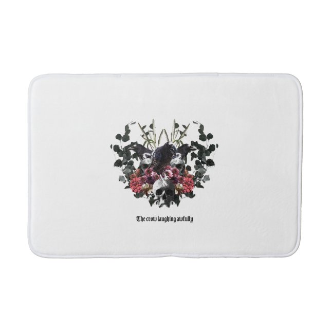 Alfombrilla De Baño The Crow Laughing Awfully (Anverso)