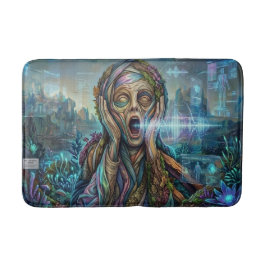 Alfombrilla De Baño The Cybernetic Scream Art Bath Mat