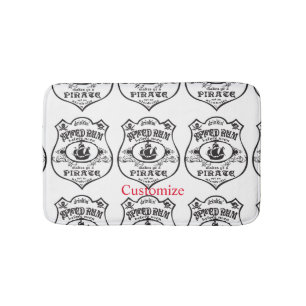 Alfombrilla De Baño Thunder_Cove, bebida pirata de ron picada 
