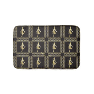 Alfombrilla De Baño Thunder_Cove, Chica de Flapper de 1920