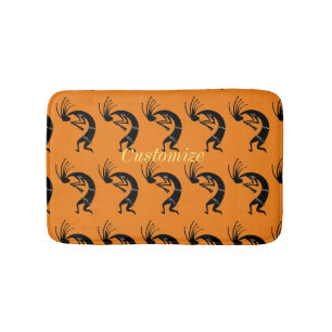 Alfombrilla De Baño Thunder_Cove, jugador de flauta Kokopelli