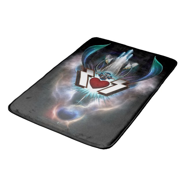 Alfombrilla De Baño Thunder Gods Rock Bath Mat (Angular)