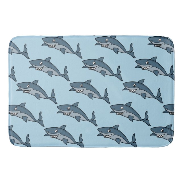 Alfombrilla De Baño Tiburón masculino (Anverso)