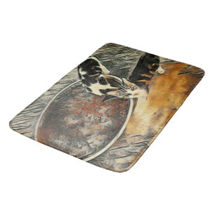 Alfombrilla De Baño ¡Tiempo de alimentación!