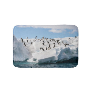 Alfombrilla De Baño Tiempo de reproducción de Gentoo Penguin Antártica
