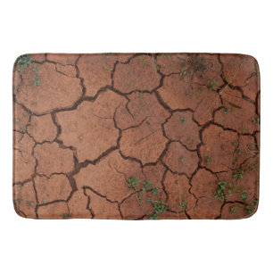 Alfombrilla De Baño tierra seca y agrietada