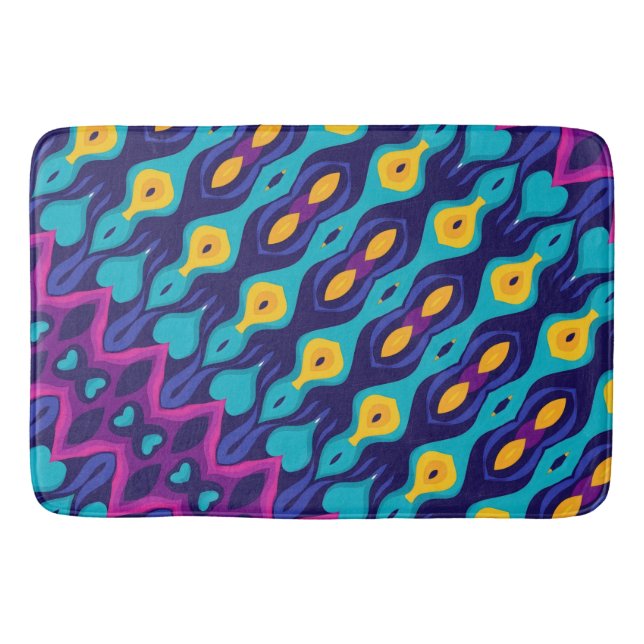 Alfombrilla De Baño Tierras de gota de agua (Anverso)