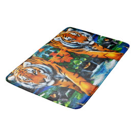 Alfombrilla De Baño Tigre Animal Bengala