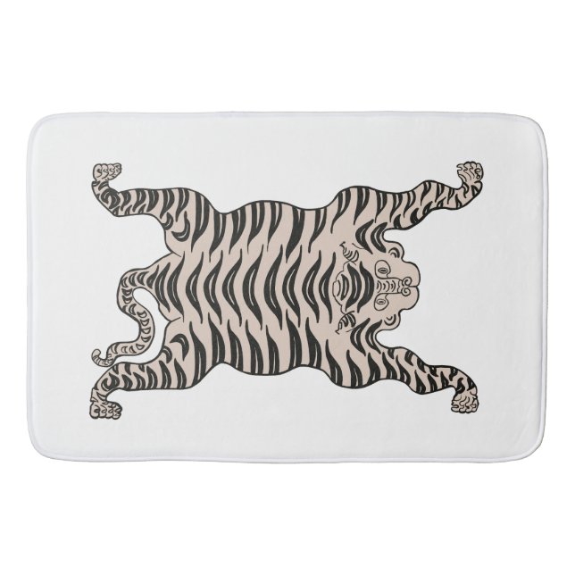 Alfombrilla De Baño Tigre blanco (Anverso)