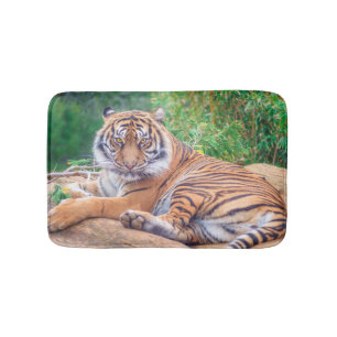 Alfombrilla De Baño Tigre de descanso relajado