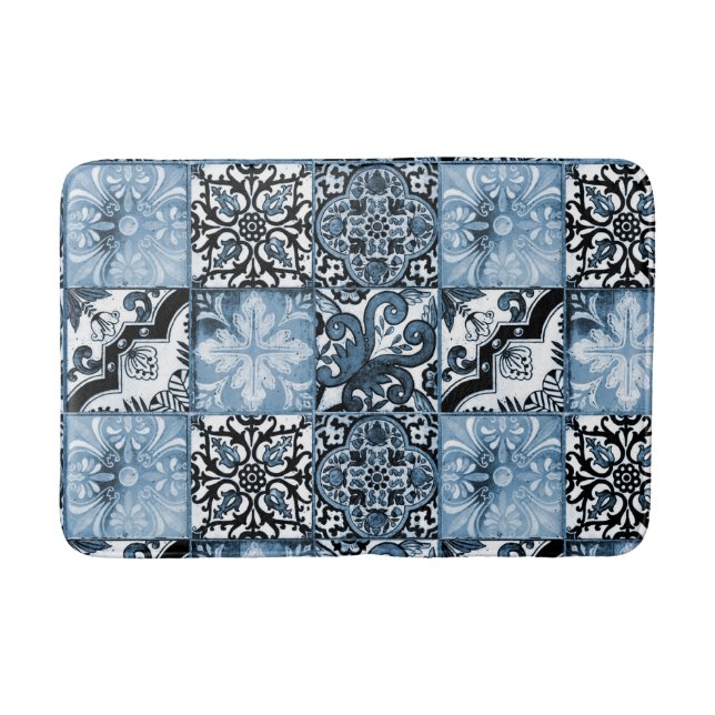 Alfombrilla De Baño Tile oceánico (Anverso)