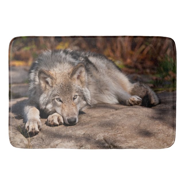 Alfombrilla De Baño Timber Wolf (Anverso)