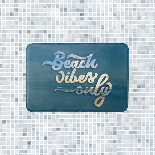 Alfombrilla De Baño Tipografía de Sunset Beach Vibes (Subido por el creador)
