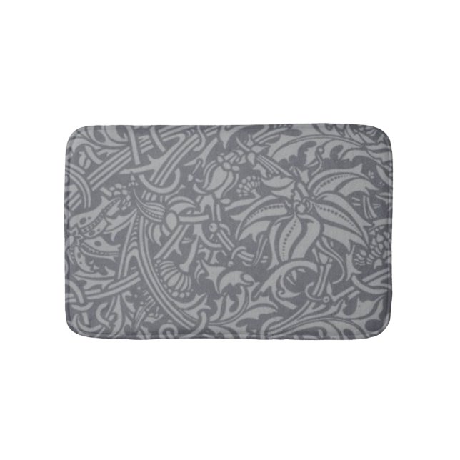 Alfombrilla De Baño Tistle escocés Knot William Morris Style (Anverso)