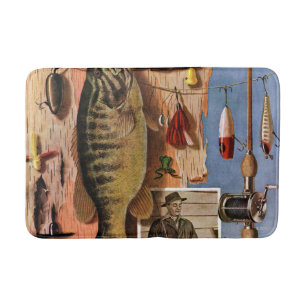 Alfombrilla De Baño Todavía pesca de vida de Juan Atherton