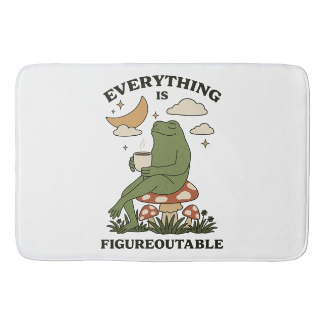 Alfombrilla De Baño Todo es Figureoutable (Anverso)