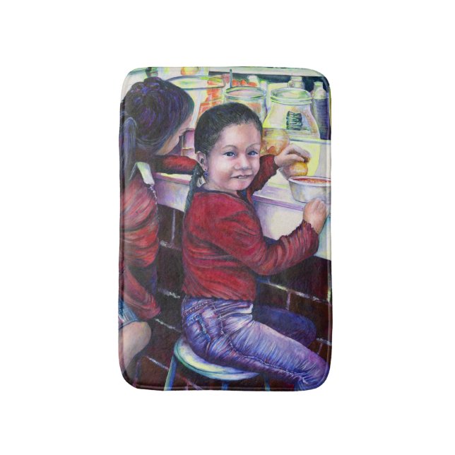 Alfombrilla De Baño Todos Los Buenos Chicas Reciben Helado (Frente vertical)