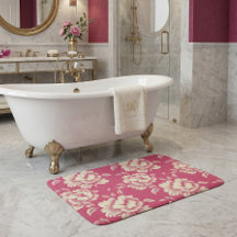 Toile de Peonía Rosa y Crema - Decoración de Campo