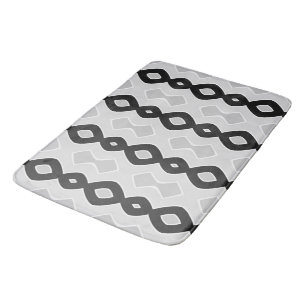 Alfombrilla De Baño Tonos de ondulación en tonos grises