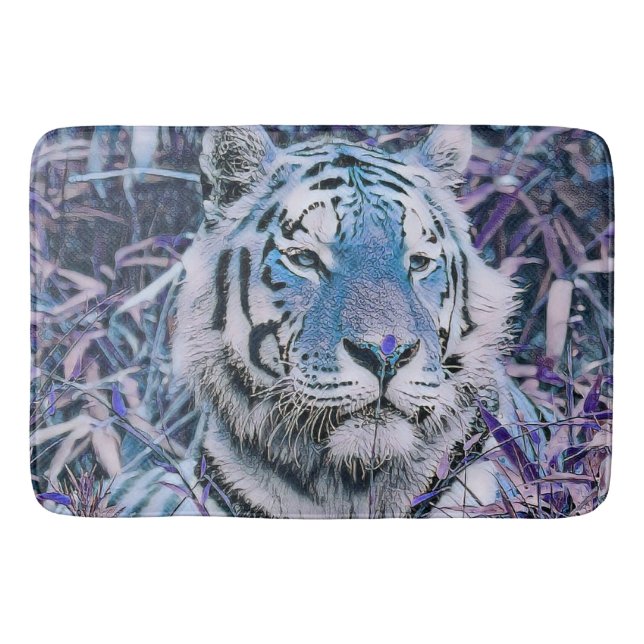 Alfombrilla De Baño Tony Tiger azul (Anverso)