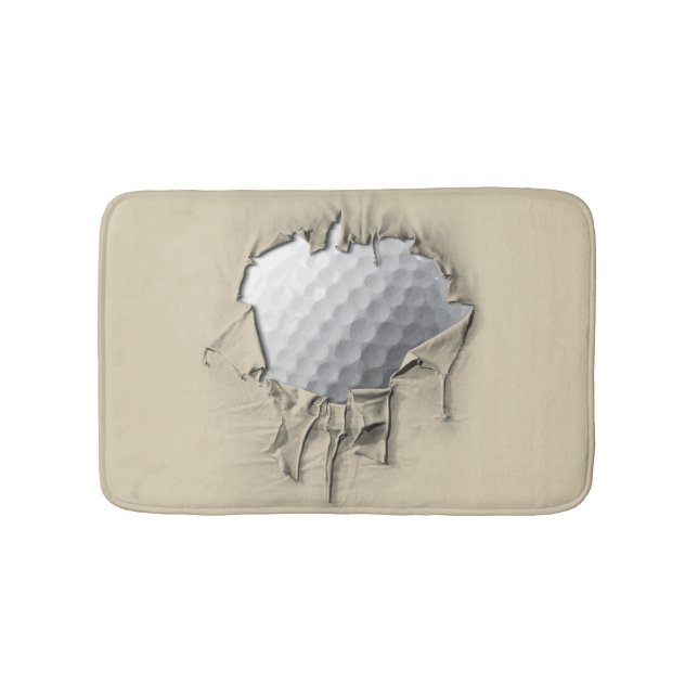 Alfombrilla De Baño Torn Golf Ball (Anverso)