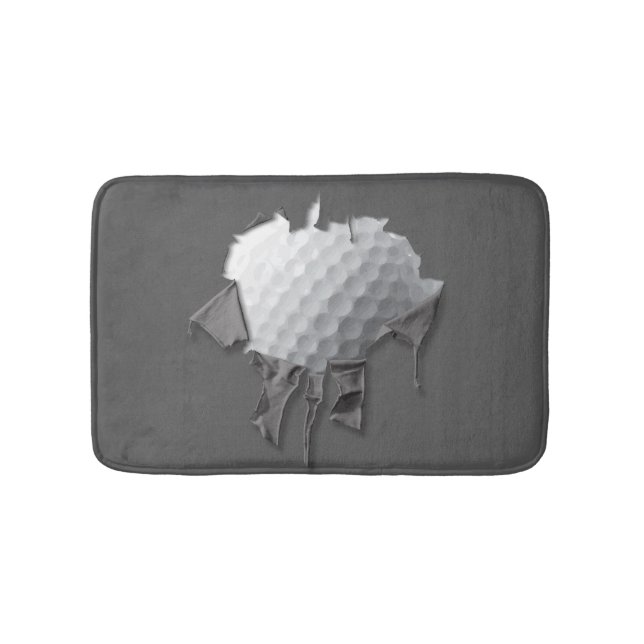 Alfombrilla De Baño Torn Golf Ball Bathroom Mat (Anverso)