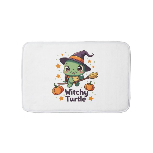 Alfombrilla De Baño Tortuga de bruja (Anverso)