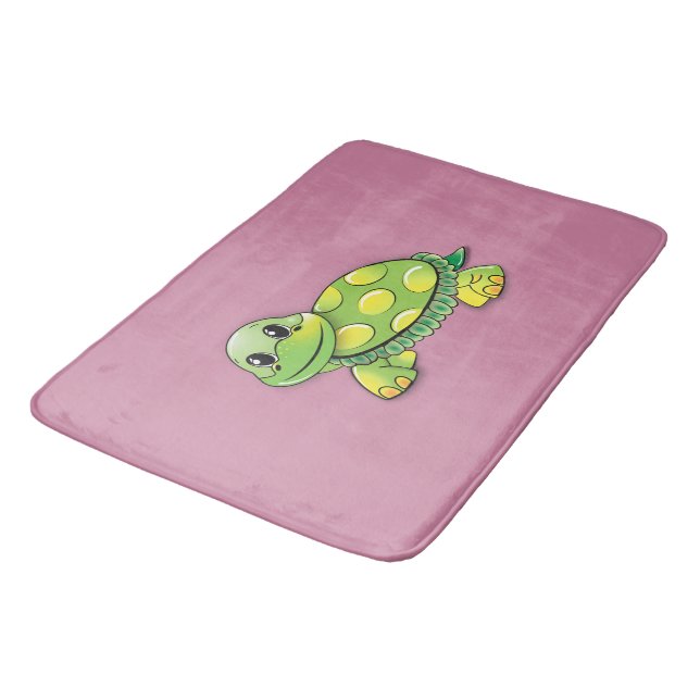 Alfombrilla De Baño Tortuga feliz (Angular)