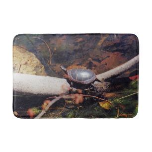 Alfombrilla De Baño Tortuga feliz