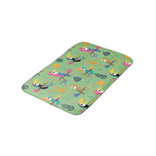 Alfombrilla De Baño Toucans & Parrotts