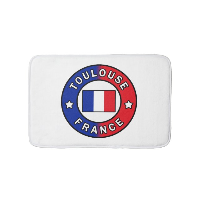 Alfombrilla De Baño Toulouse Francia (Anverso)