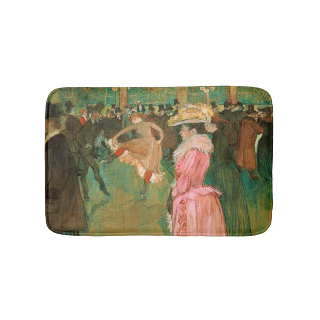 Alfombrilla De Baño Toulouse-Lautrec - En el Rouge, la danza (Anverso)