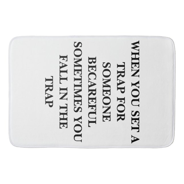 Alfombrilla De Baño TRAP Bathmat (Anverso)