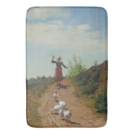 Alfombrilla De Baño Trayendo a casa el rebaño de ganeses (de Paul Peel