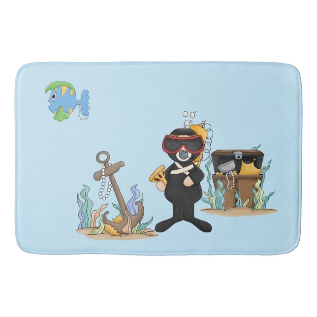 Alfombrilla De Baño Treasure Sunken Chest Bath Mat (Anverso)