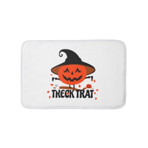 Alfombrilla De Baño Treck Trat Pumpkin Sonriente