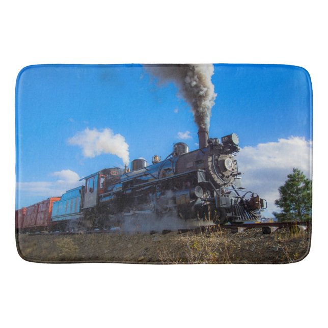 Alfombrilla De Baño Tren de vapor 24 (Anverso)