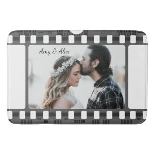 Alfombrilla De Baño Trendy Film Reel Movie Personalizado Picture Frame