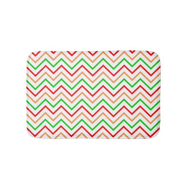 Alfombrilla De Baño Trendy Light Chevron Pattern (Anverso)
