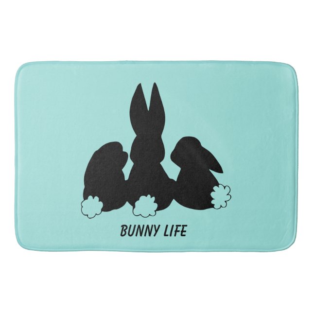 Alfombrilla De Baño Tres Conejos Conejo Bath Mat (Anverso)