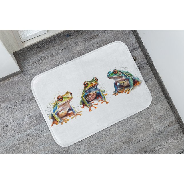 Alfombrilla De Baño Tres pequeñas ranas (Subido por el creador)