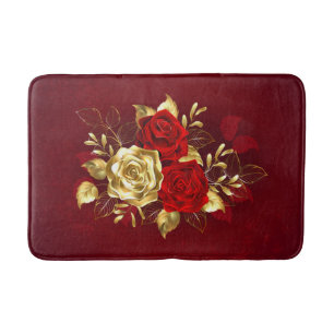 Alfombrilla De Baño Tres Rosas Joyas