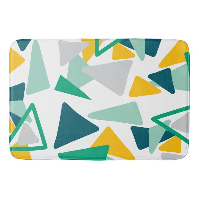 Alfombrilla De Baño Triángulo doodle 45 (Anverso)