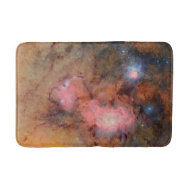 Alfombrilla De Baño Trifid and Lagoon Nebulae