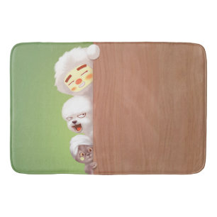 Alfombrilla De Baño Trio de animales de búsqueda