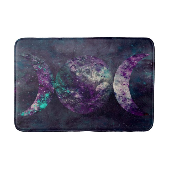 Alfombrilla De Baño Triple diosa lunar Luna espacio universal (Anverso)